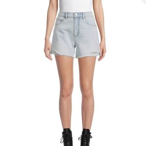 𝅺NO Boundaries Juniors' High Rise Denim Shorts‎ Size 19 New With Tags